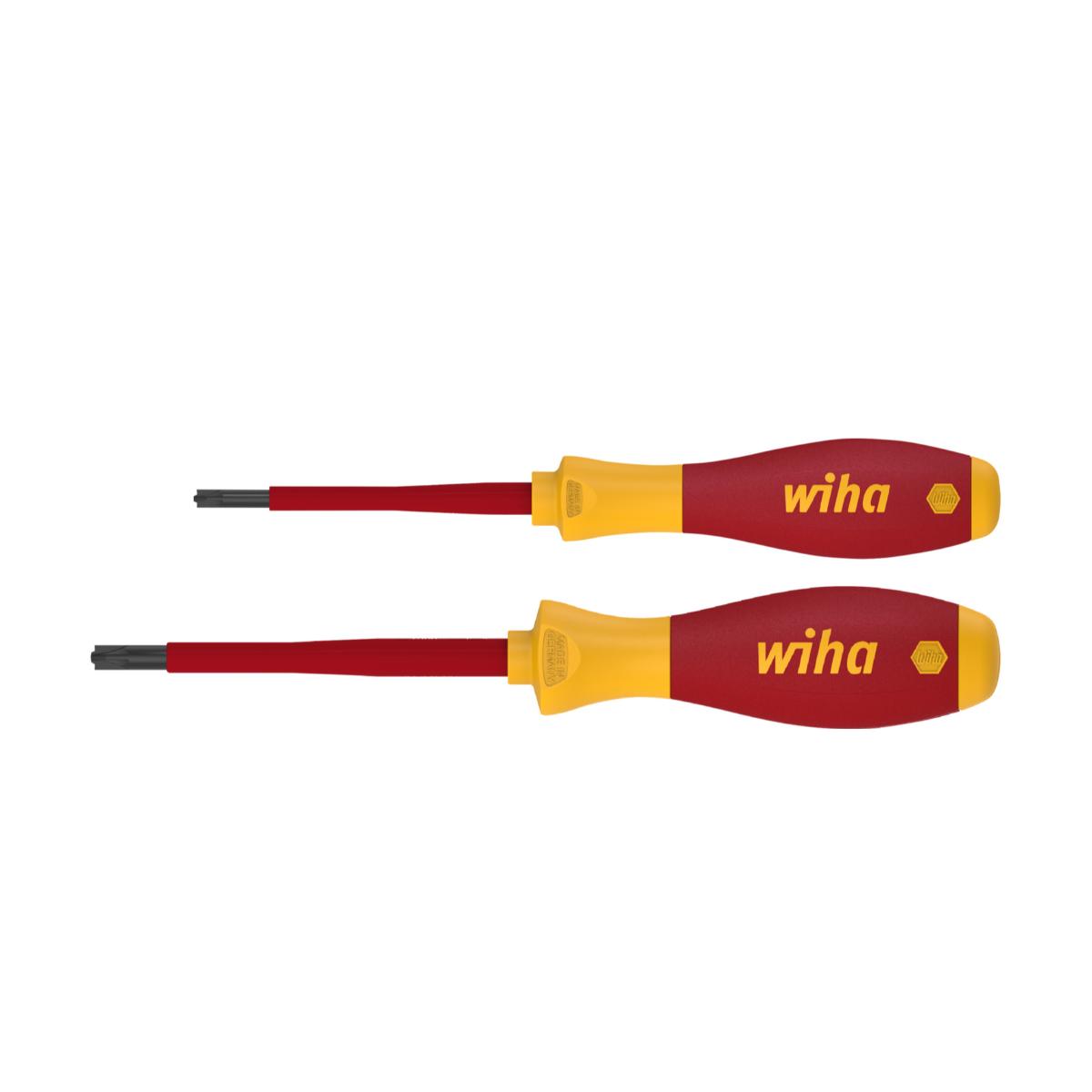 Wiha Schraubendreher Set SoftFinish electric PlusMinus/Pozidriv 2-teilges Set auf SB-Karte