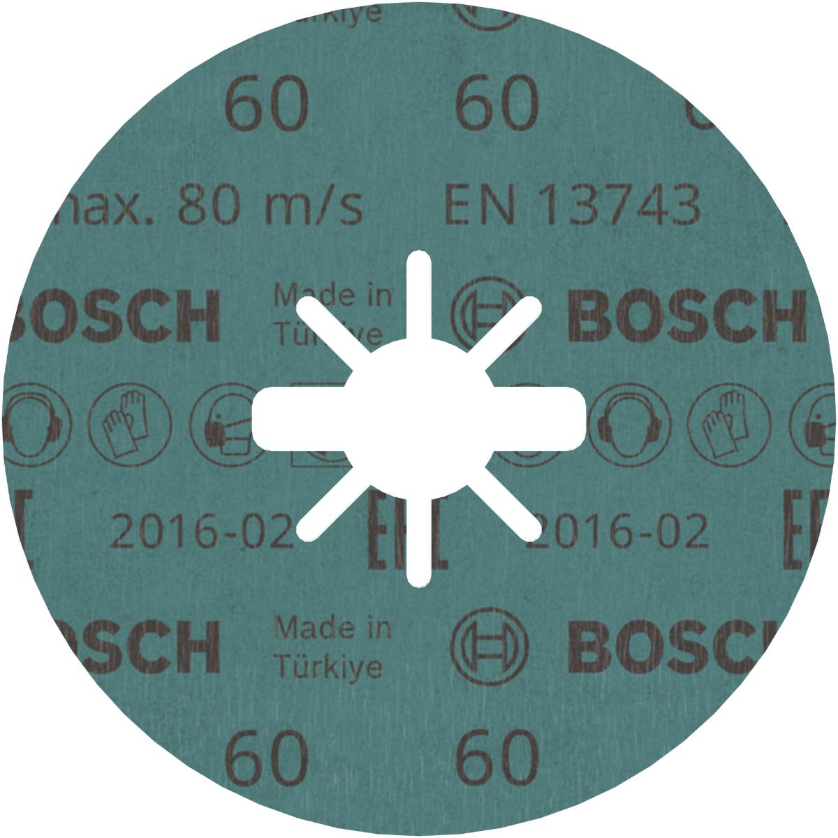 Bosch PRO Fiberschleifscheibe R574 Best for Metal, X-LOCK 115mm