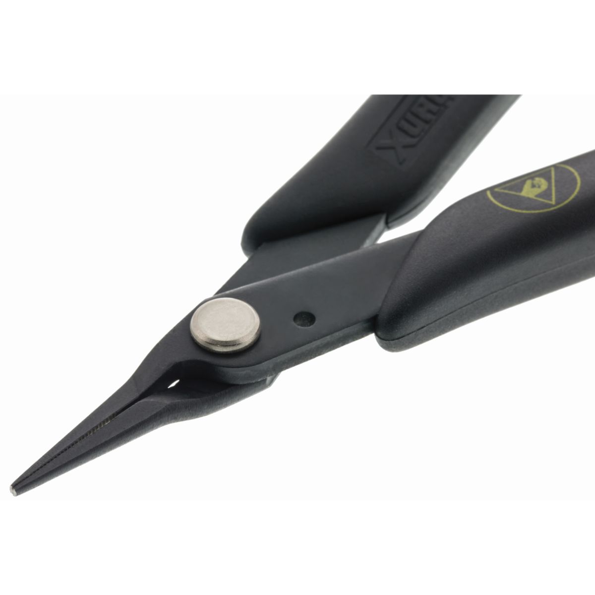 Xuron 450SAS Tweezer Nose Pinzettzange mit Verzahnung und ESD gerechten Griffen