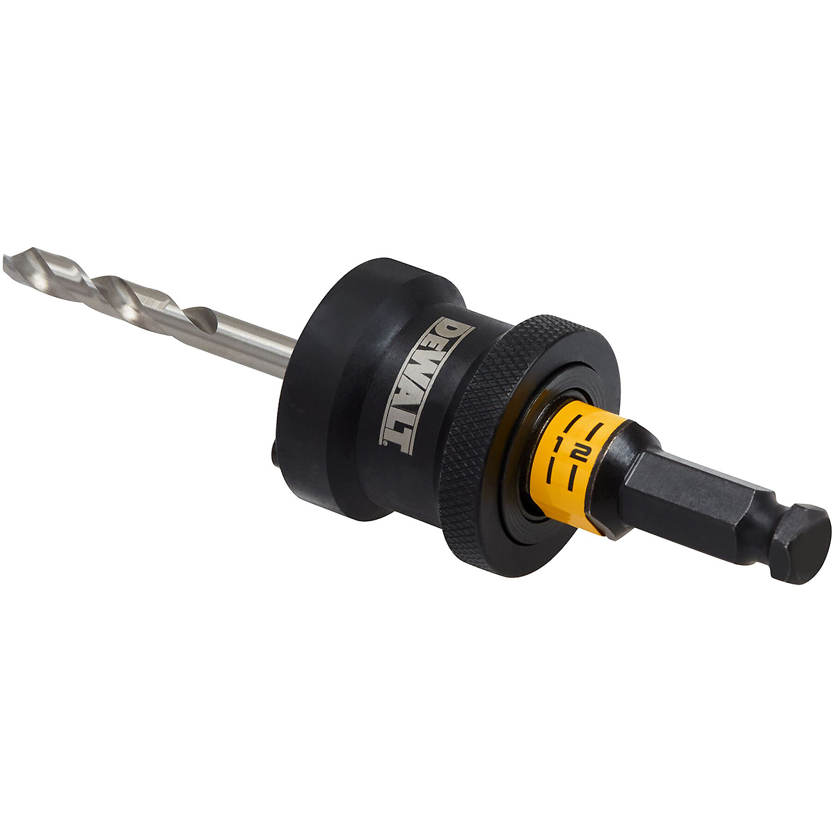 DEWALT Schnellwechselhalter RAPID LOAD für Lochsägen 32-210mm + HSS-Mehrzweckbohrer