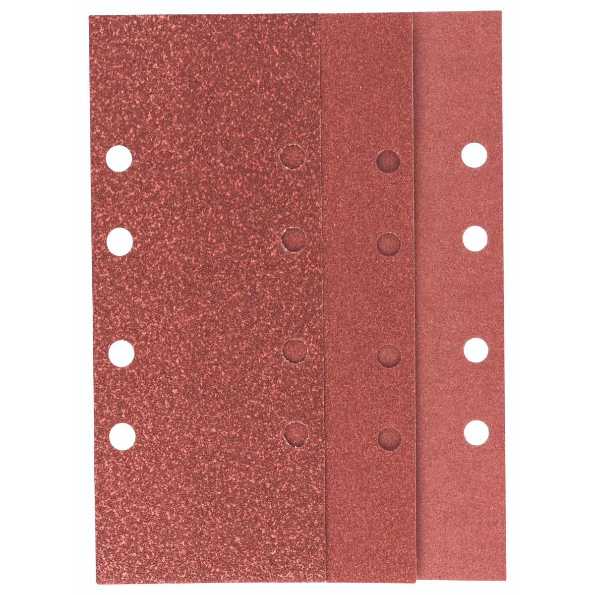 Bosch Schleifblatt-Set für Schwingschleifer K=60/120/180, 93 x 230 mm, 8 Loch, 10-tlg.