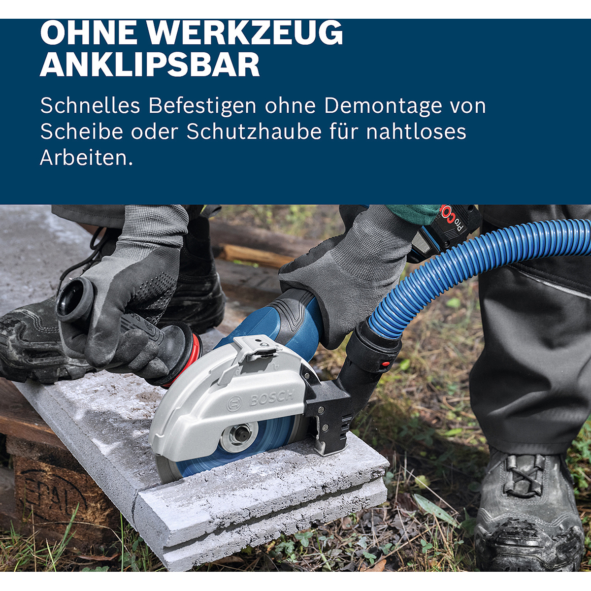 Bosch Systemzubehör für große Winkelschleifer GDE 180-CG