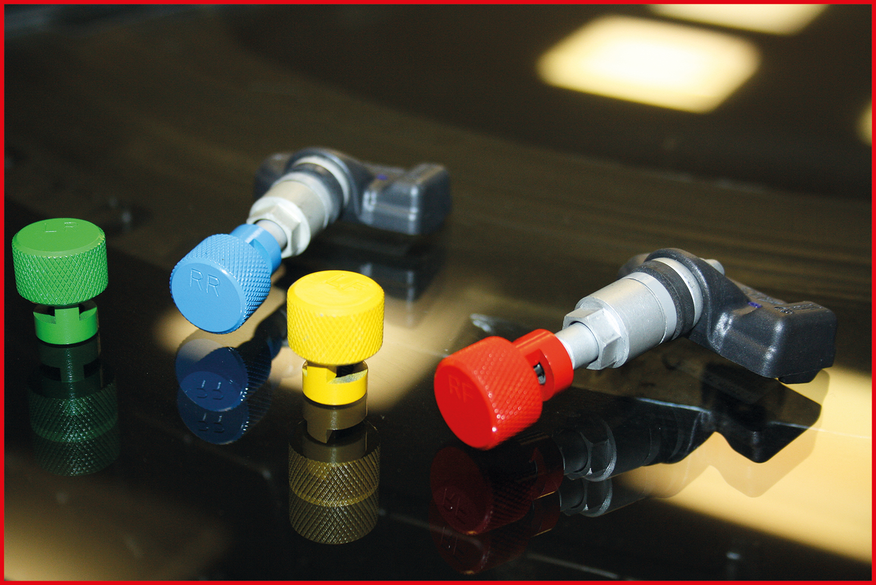 KS Tools RDKS - TPMS Reifenentlüfter-Satz, 4-tlg
