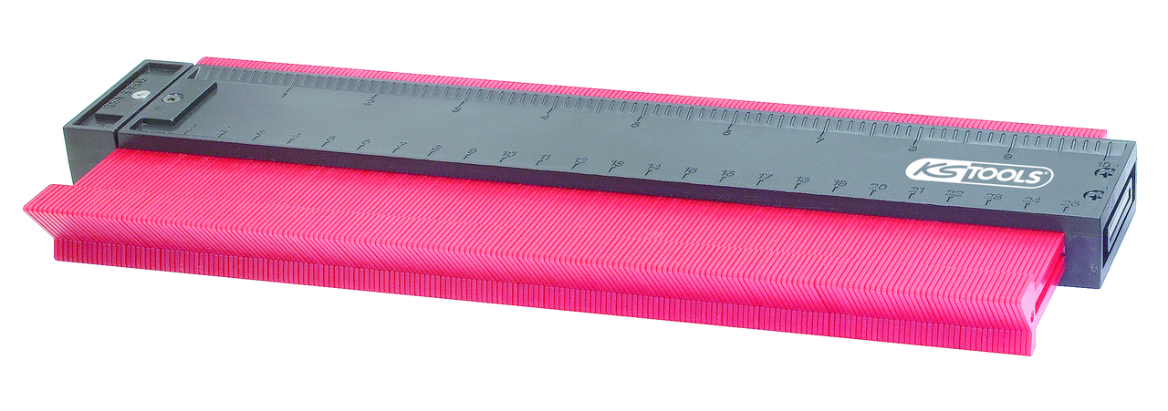 KS Tools Konturen-Lehre, Kunststoff, 280 mm lang