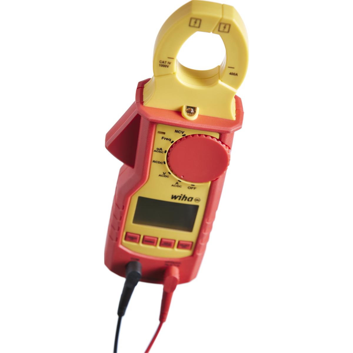 Wiha Strommesszange bis 1.000 V AC, CAT IV mit 2x AAA-Batterien