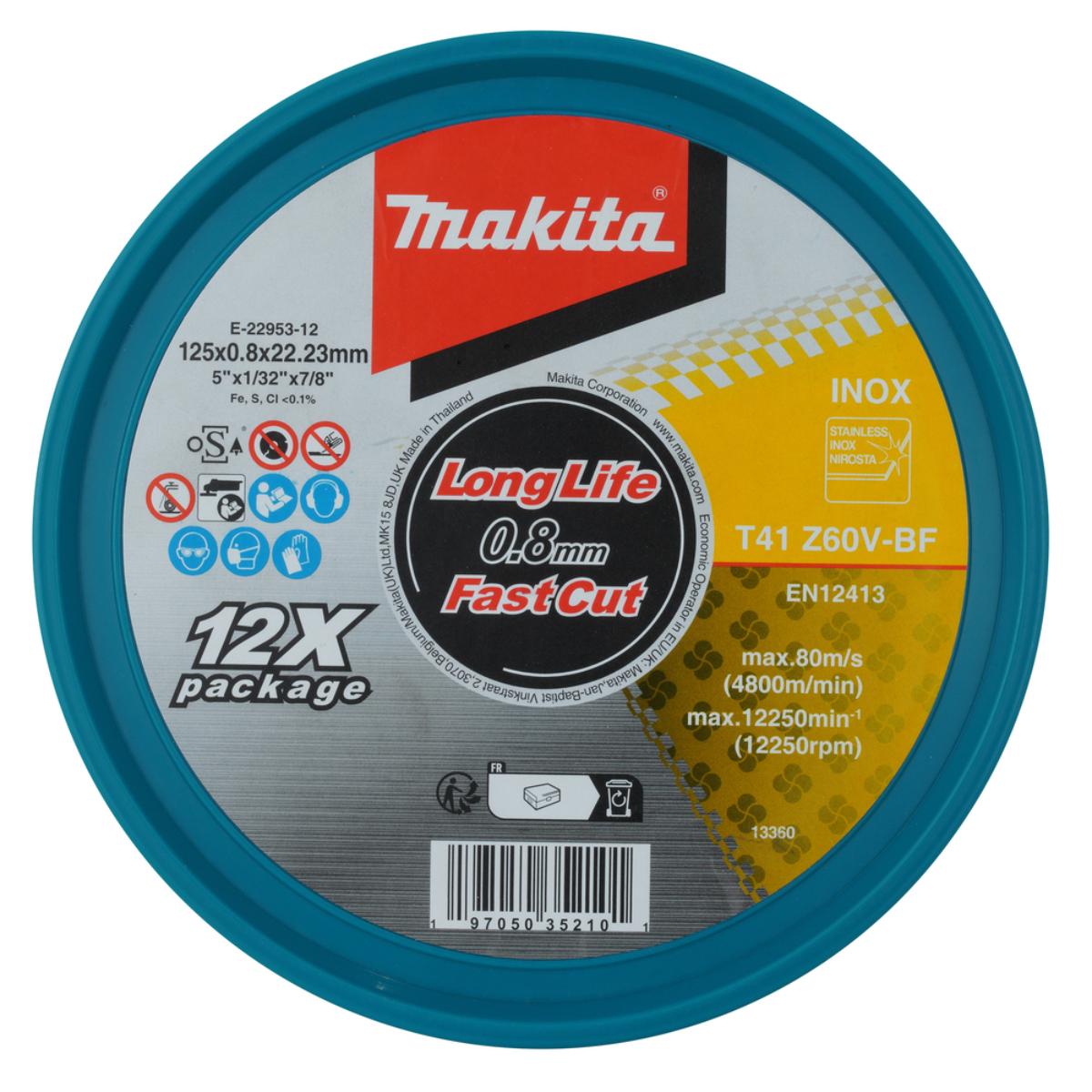 Makita Trennscheibe INOX 125x0,8 mm