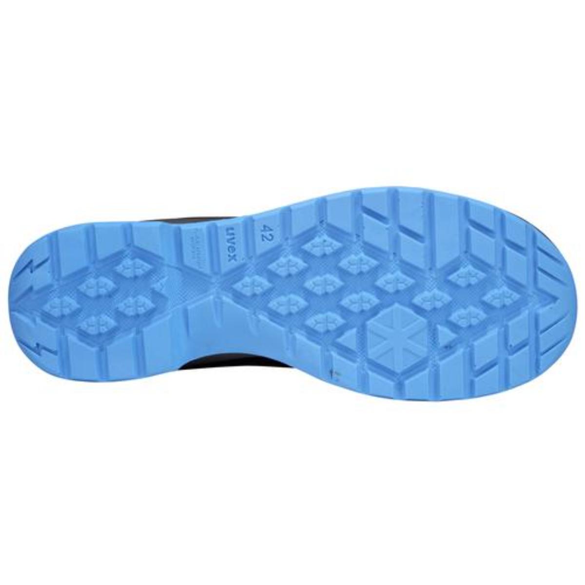 uvex 2 trend Sicherheitsschuh Stiefel S3, blau/schwarz