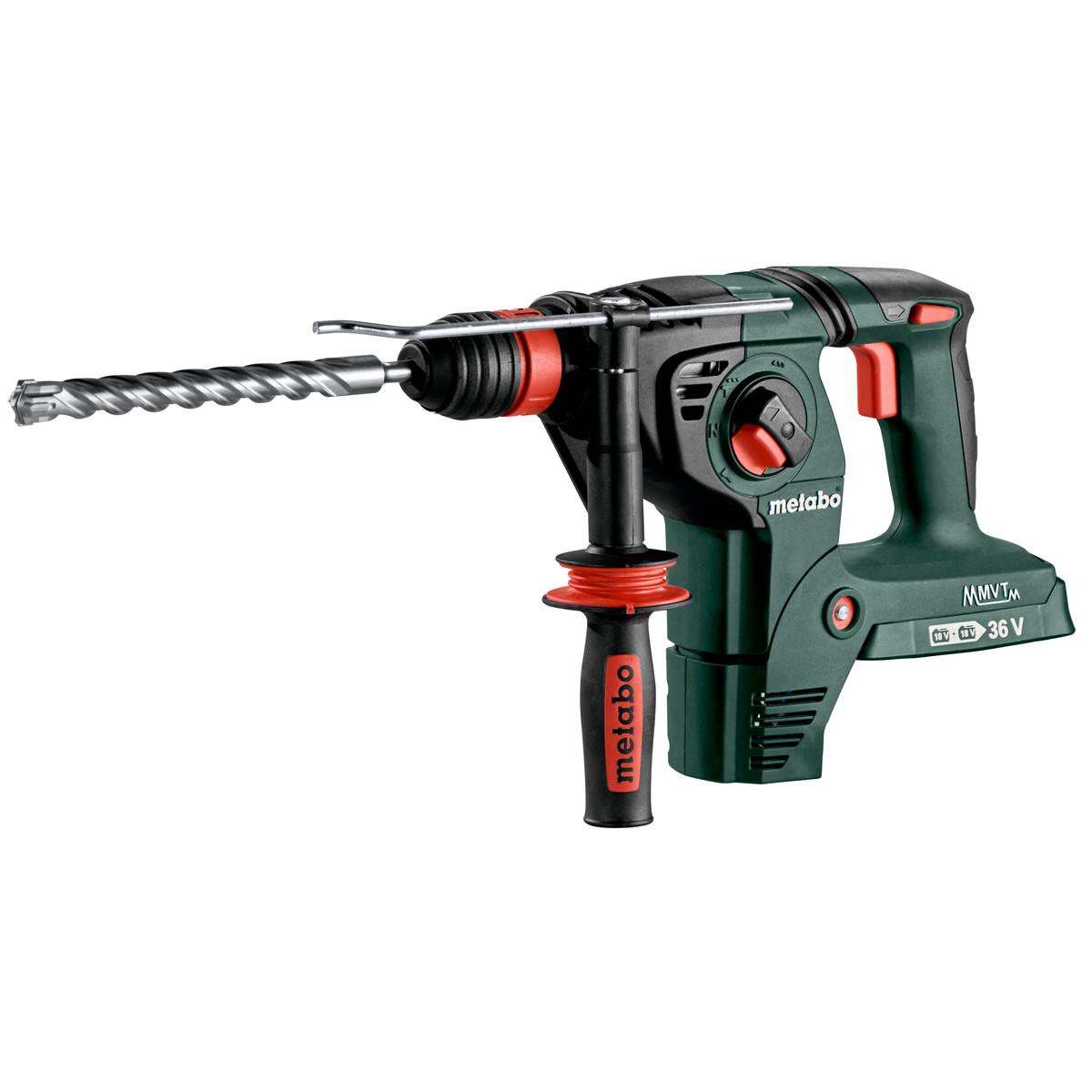 Metabo Akku-Kombihammer KHA 36-18 LTX 32 mit Metabo-Quick-Wechselfutter - metaBOX 165 L