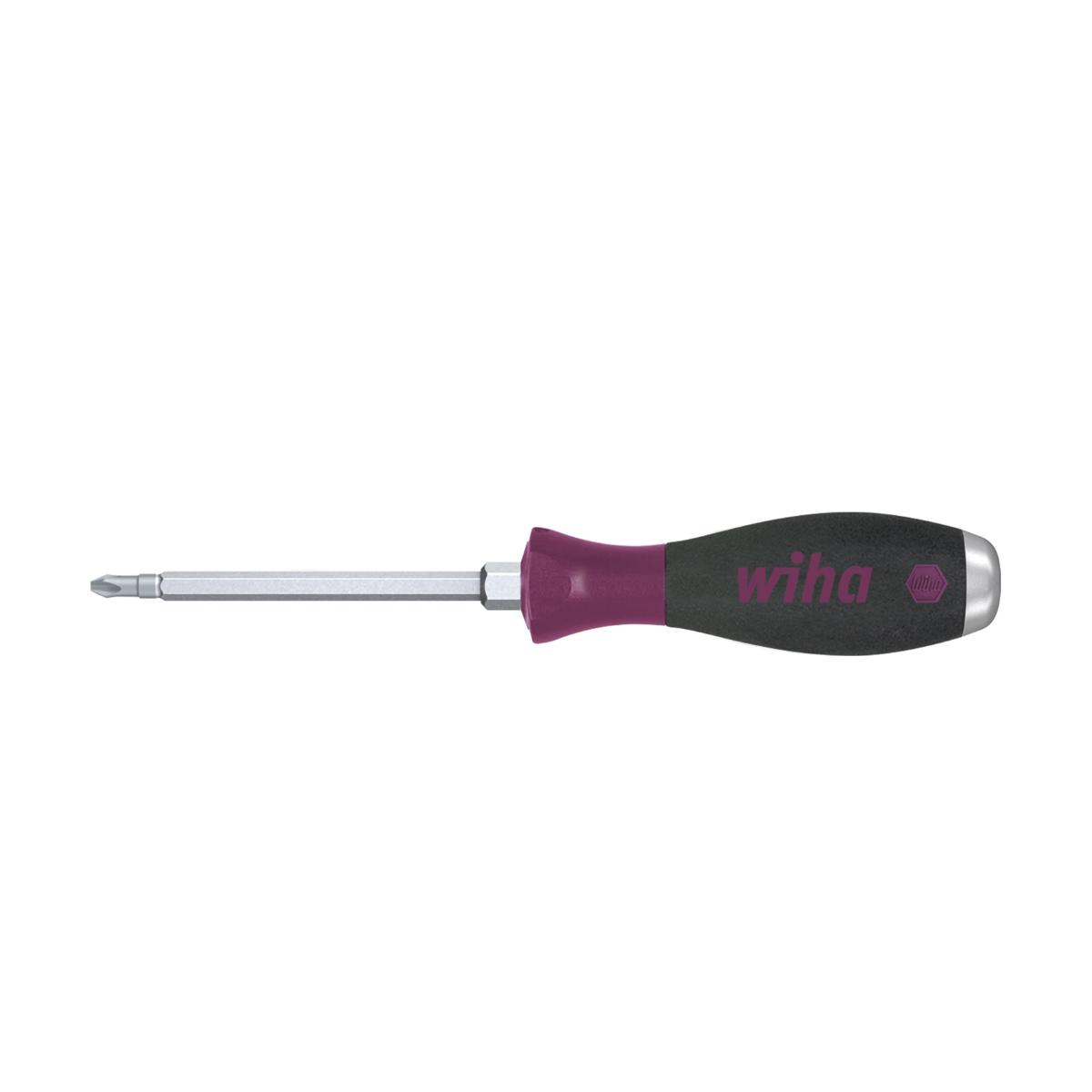 Wiha Schraubendreher MicroFinish Phillips mit durchgehender Sechskantklinge und massiver Stahlkappe