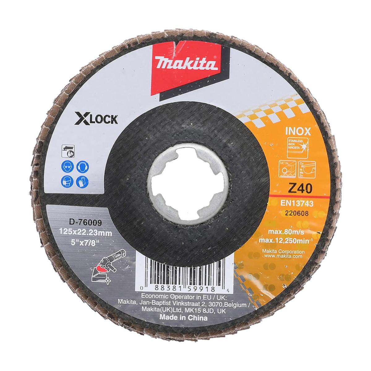 Makita Fächerscheibe X-LOCK 125mm