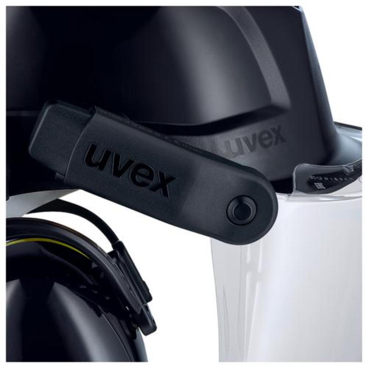 uvex pheos Visier SLB1 Störlichtbogen Klasse 1 farblos magnetisch für uvex pheos Schutzhelm E-S-WR