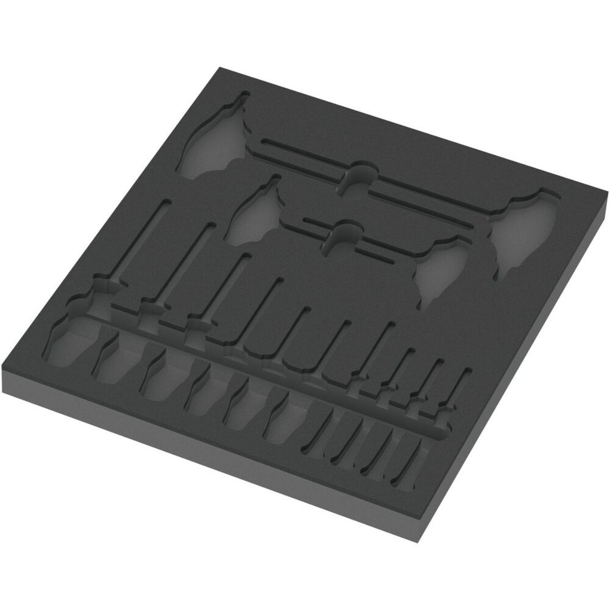 Wera 9812 Schaumstoffeinlage TORX HF Schraubendreher Set 1, ohne Werkzeug