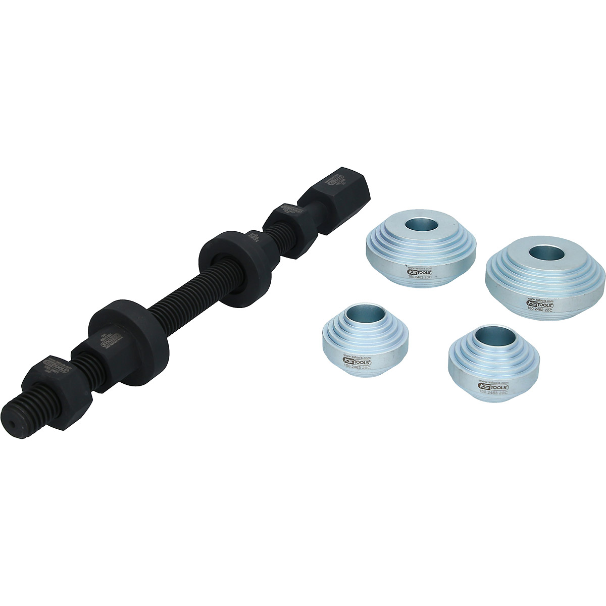 KS Tools Universal-Radlagerwerkzeug-Satz, 9-tlg, Ø 24 - 72 mm