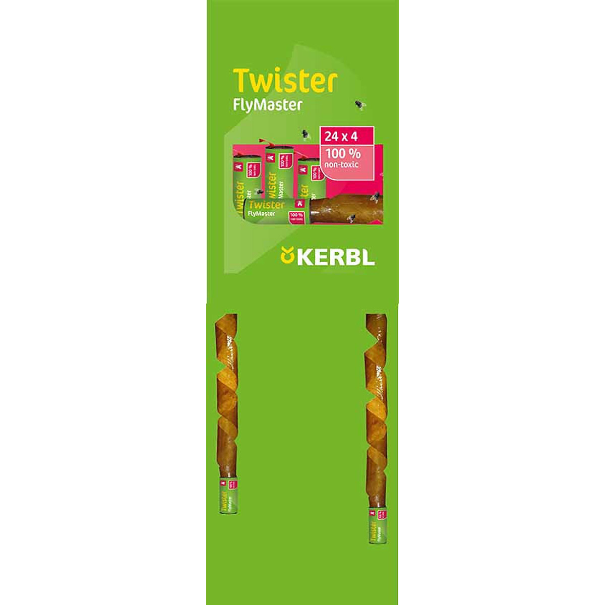 Kerbl Fliegenrolle Twister 4 Stück