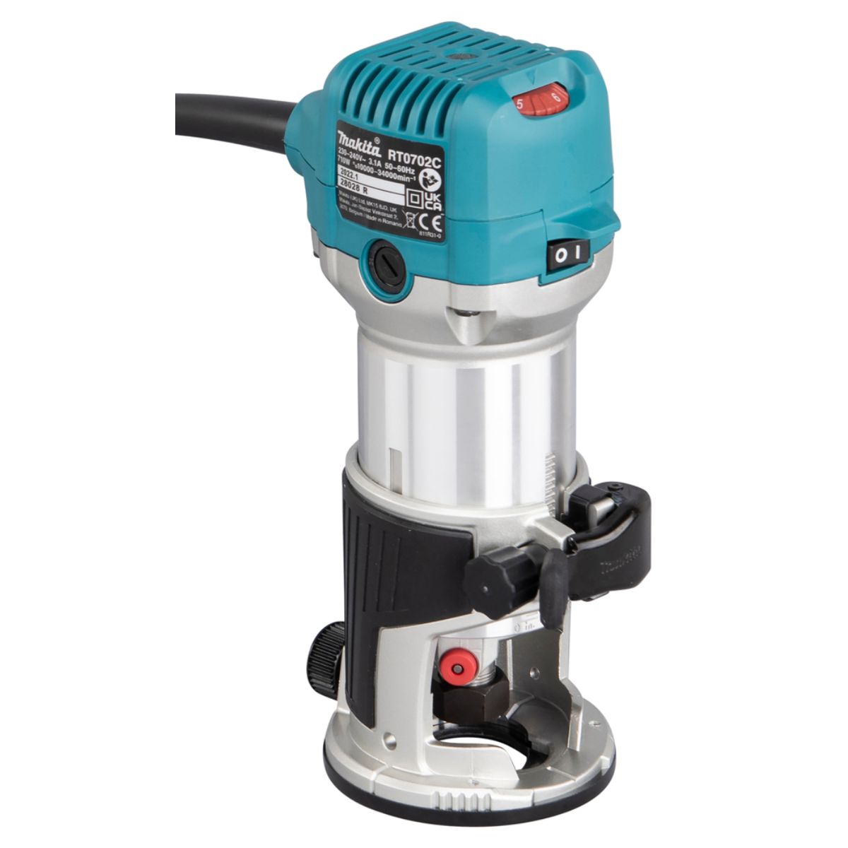 Makita Multifunktionsfräse 710 W inkl. Fräsmodule im MAKPAC RT0702CX2J