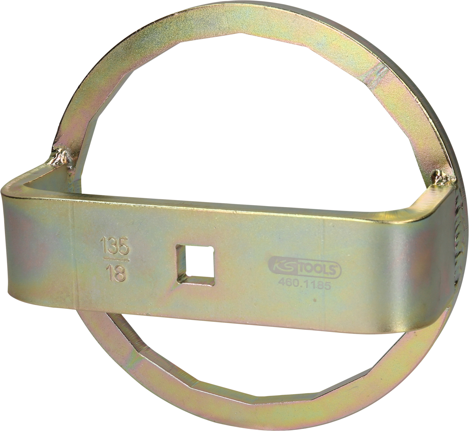 KS Tools 1/2" Ölfilterschlüssel Ø 135,0 mm - 18 Flächen 