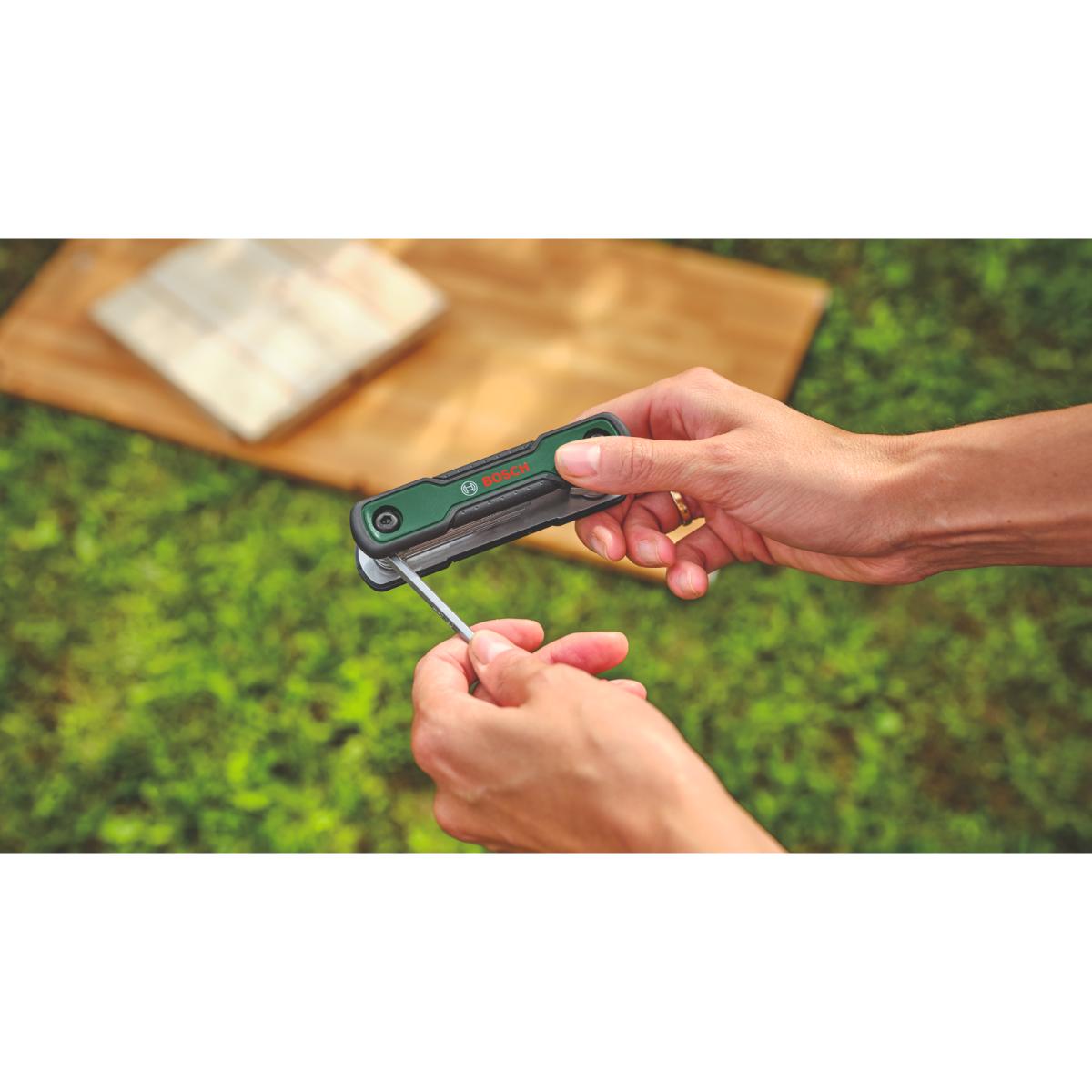Bosch Klappbares 8-in-1-Sechskantschlüssel-Set