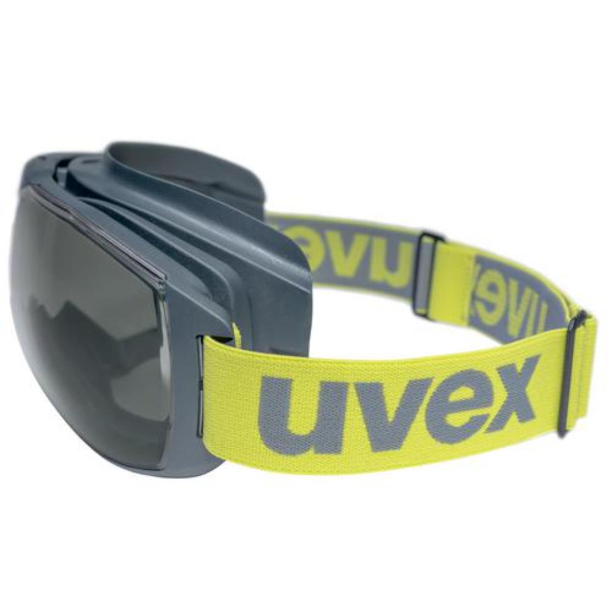 uvex Vollsichtbrille megasonic 23% schwarz