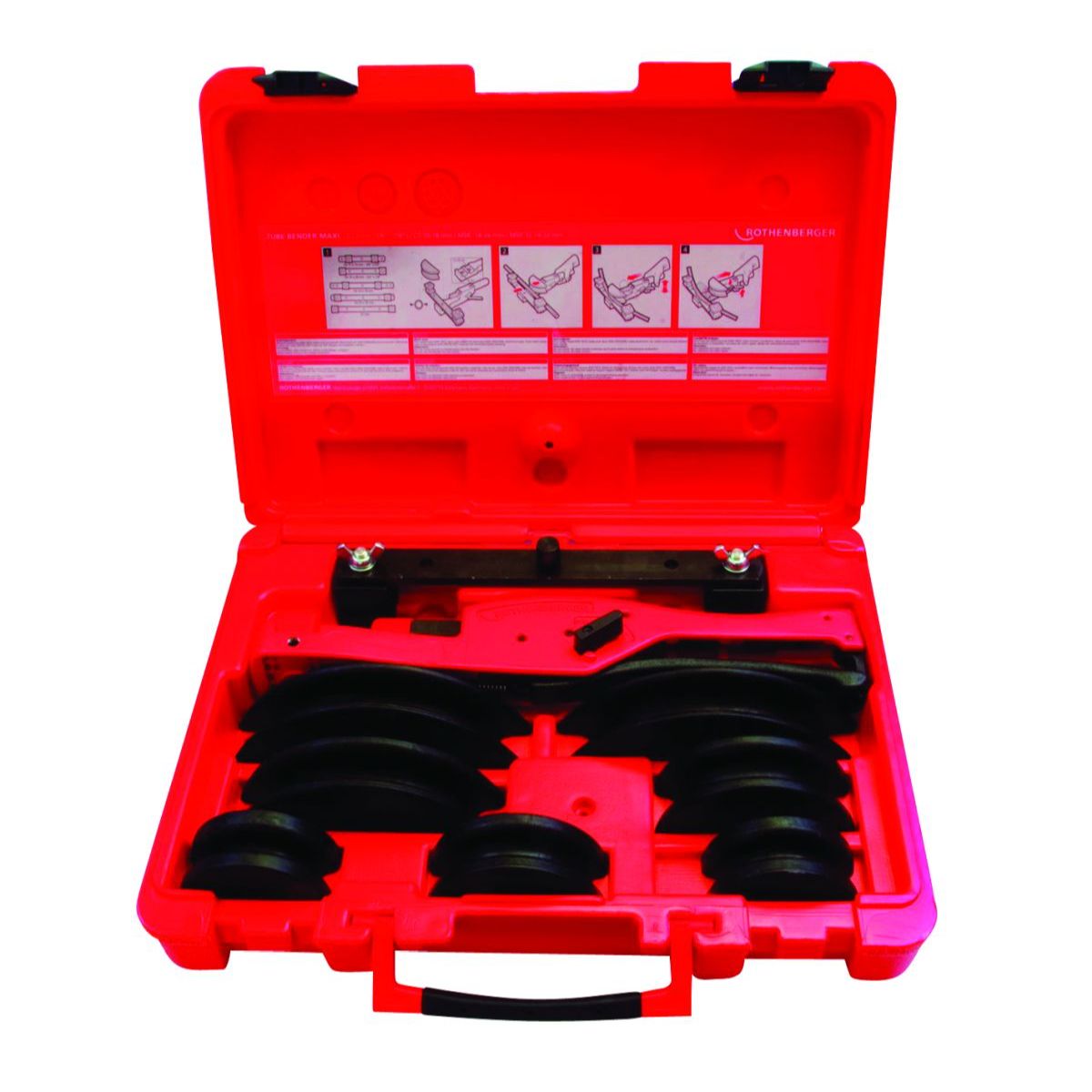 Rothenberger TUBE BENDER MAXI Set, Einhand-Biegegerät, 12-15-18-22mm