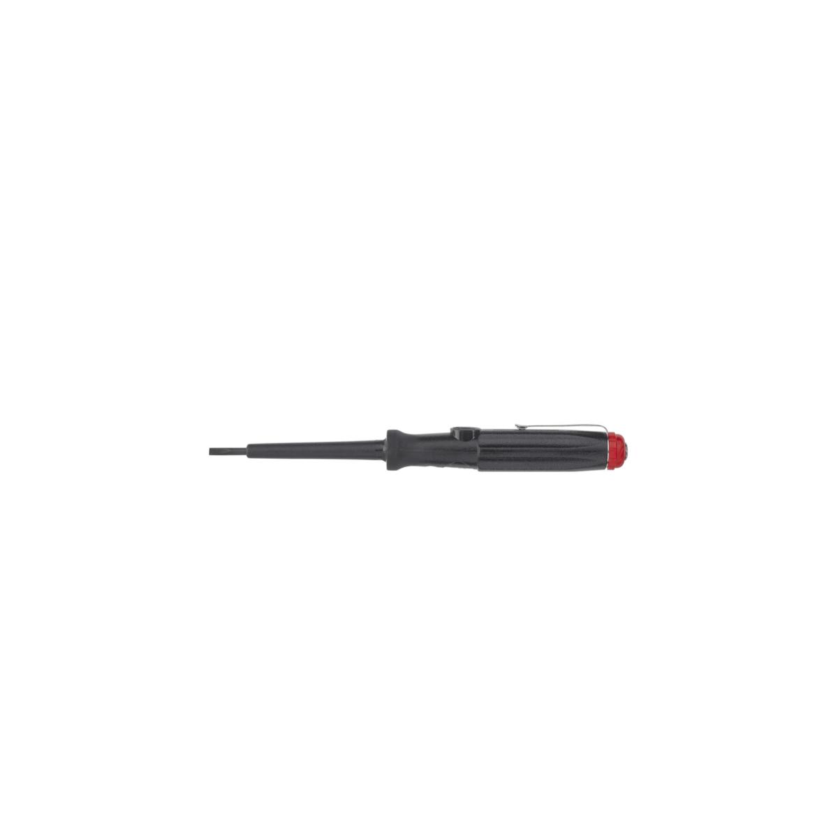 Wiha Spannungsprüfer 150-250 Volt Schlitz schwarz, mit Ansteckclip