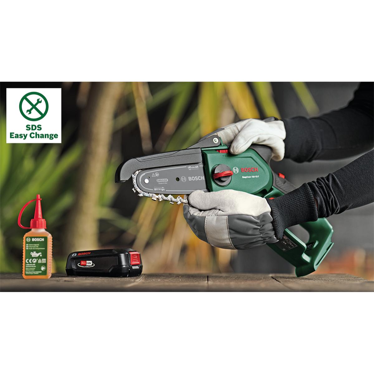 Bosch Akku-Kettensäge EasyChain 18V-15-7