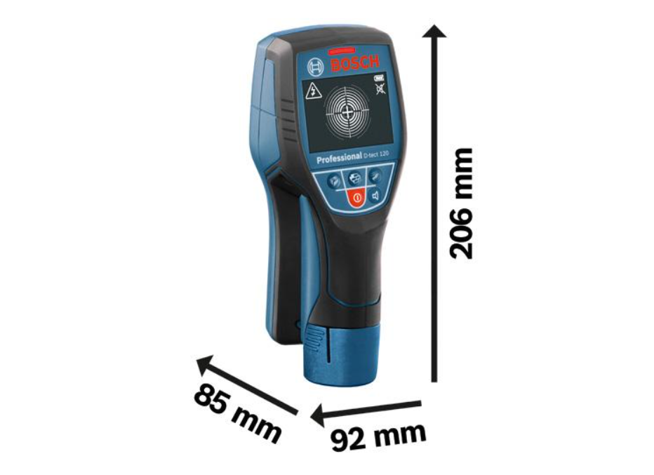 Bosch Ortungsgerät Wallscanner D-tect 120, mit 1 x 1.5 Ah Li-Ion Akku, L-BOXX