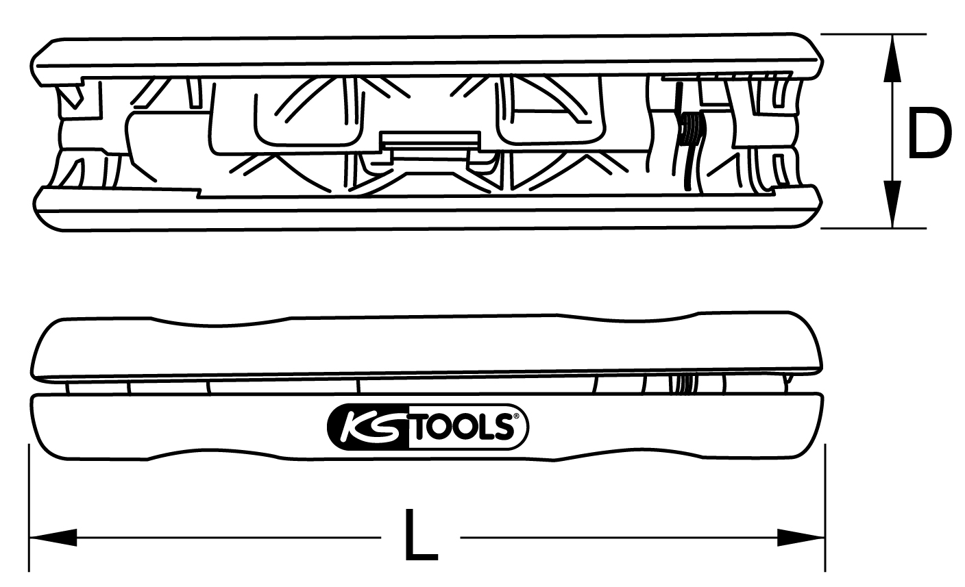 KS Tools Coaxial-Abisolierer, 4,8-7,5mm