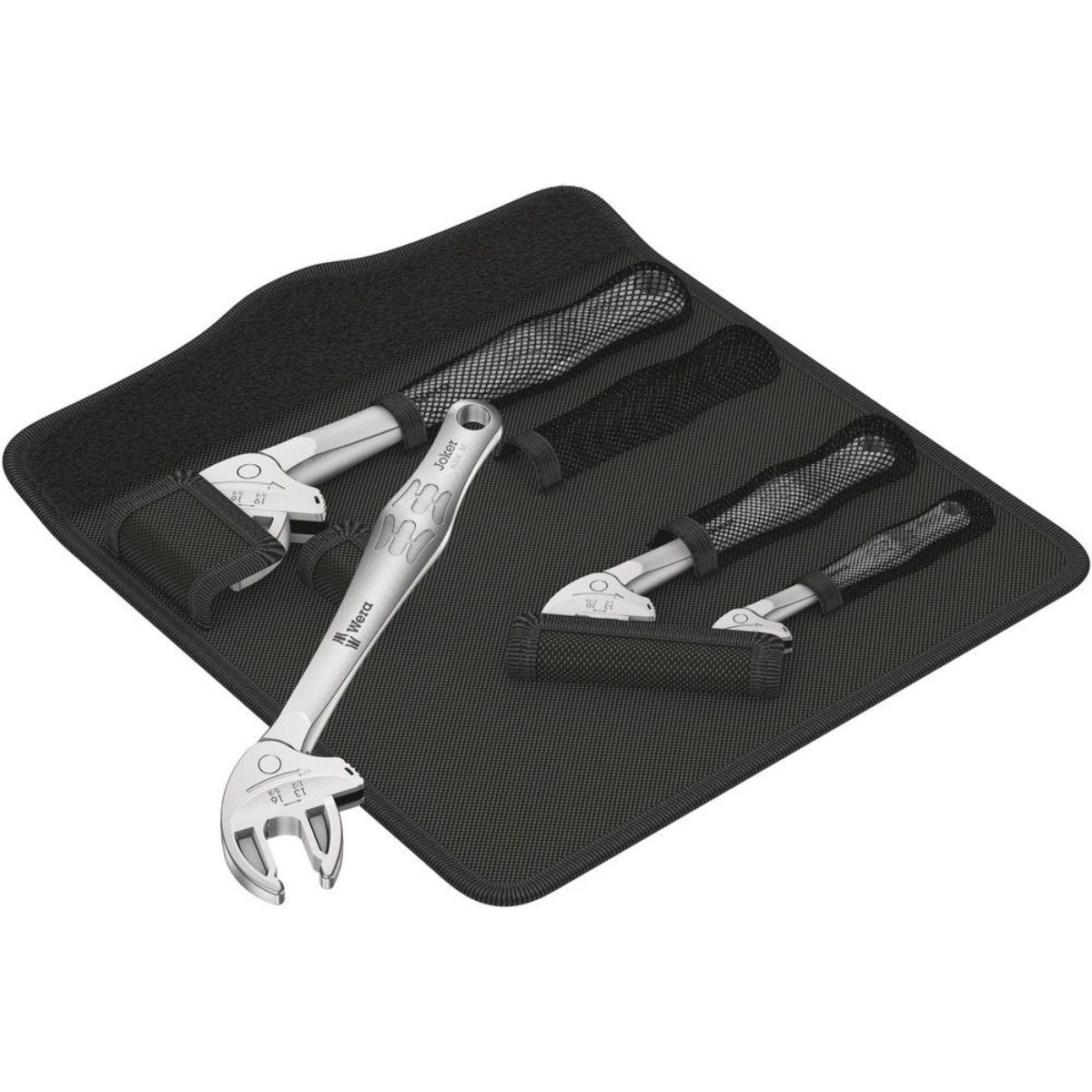 Wera 6004 Joker 4 Set 1 Selbstjustierender Maulschlüssel-Satz, 4-teilig