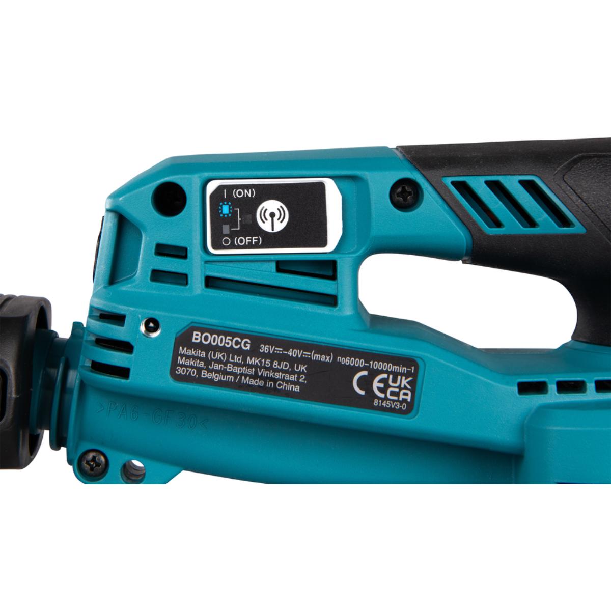 Makita Akku-Schwingschleifer XGT - Connector - 80x130 mm - 3,0 mm Hub - 1,6 m Kabel - BO005CGZ