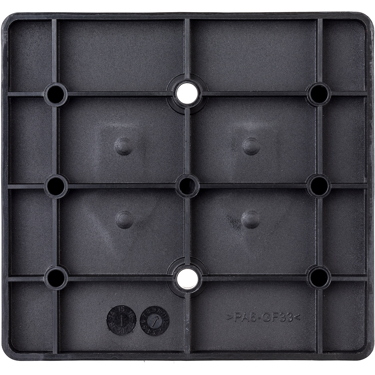 Bosch Lochwerkzeug für ungelochte Schleifblätter, 120,5 x 112,5 mm, 6 Löcher