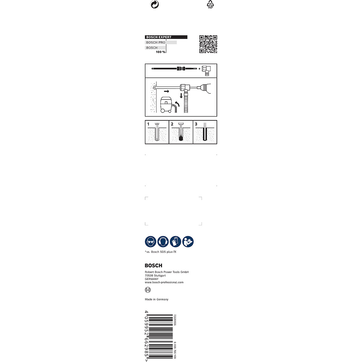 Bosch EXPERT SDS Plus Saugbohrer S