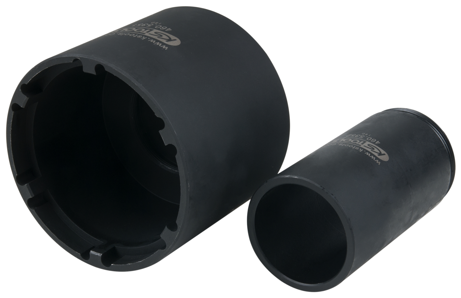 KS Tools Nutmuttern-Schlüssel-Satz mit Führungsrohr für MAN, Ø 91 mm, 2-tlg