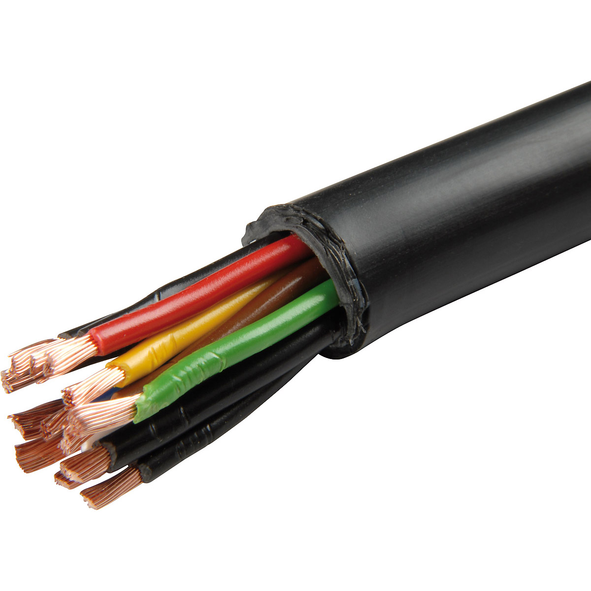 HERTH&BUSS Elektroleitung, FLYY 9x 1,5 + 4x 2,5 mm², PVC