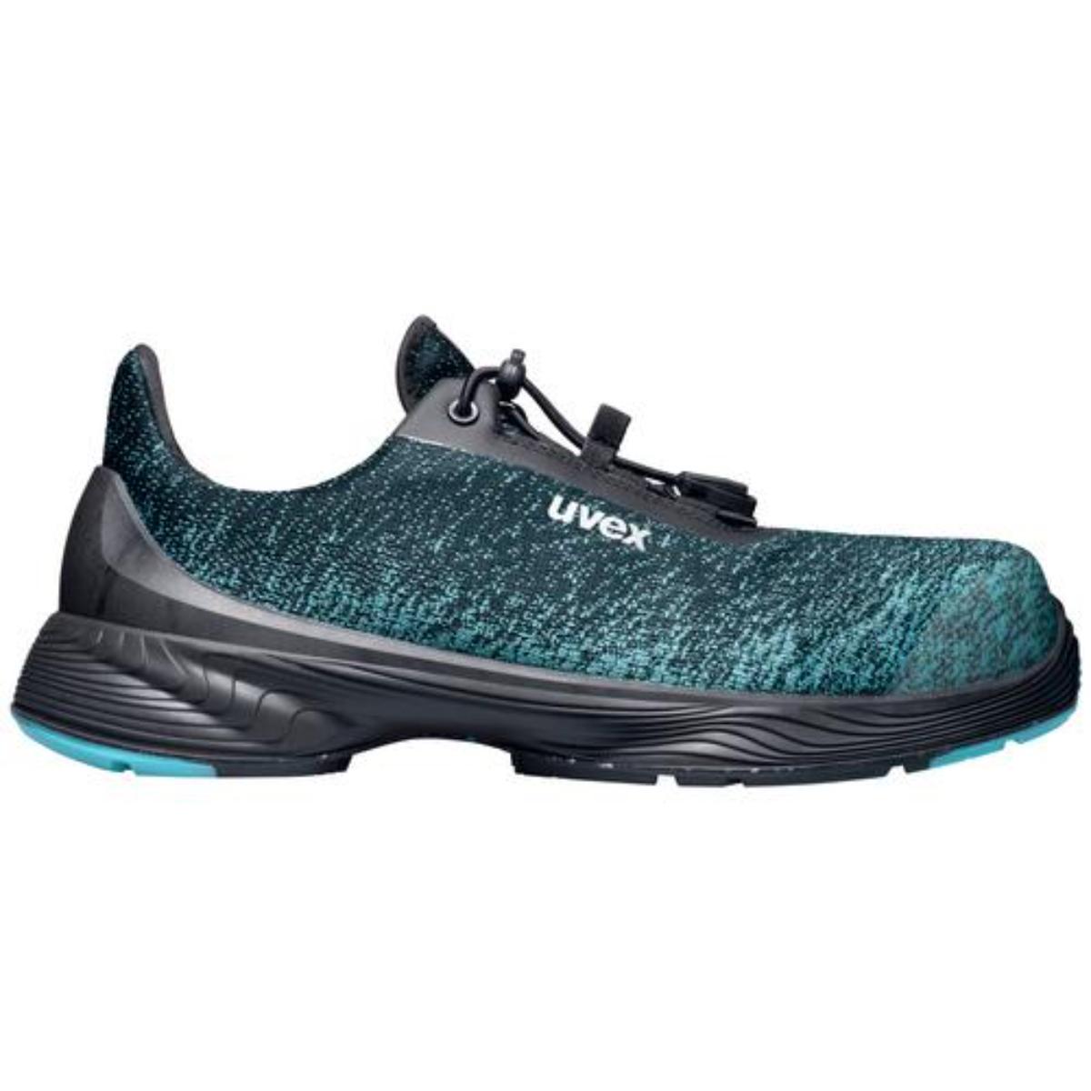 uvex 1 G2 Sicherheitsschuh Halbschuhe S1P, schwarz/grün/blau