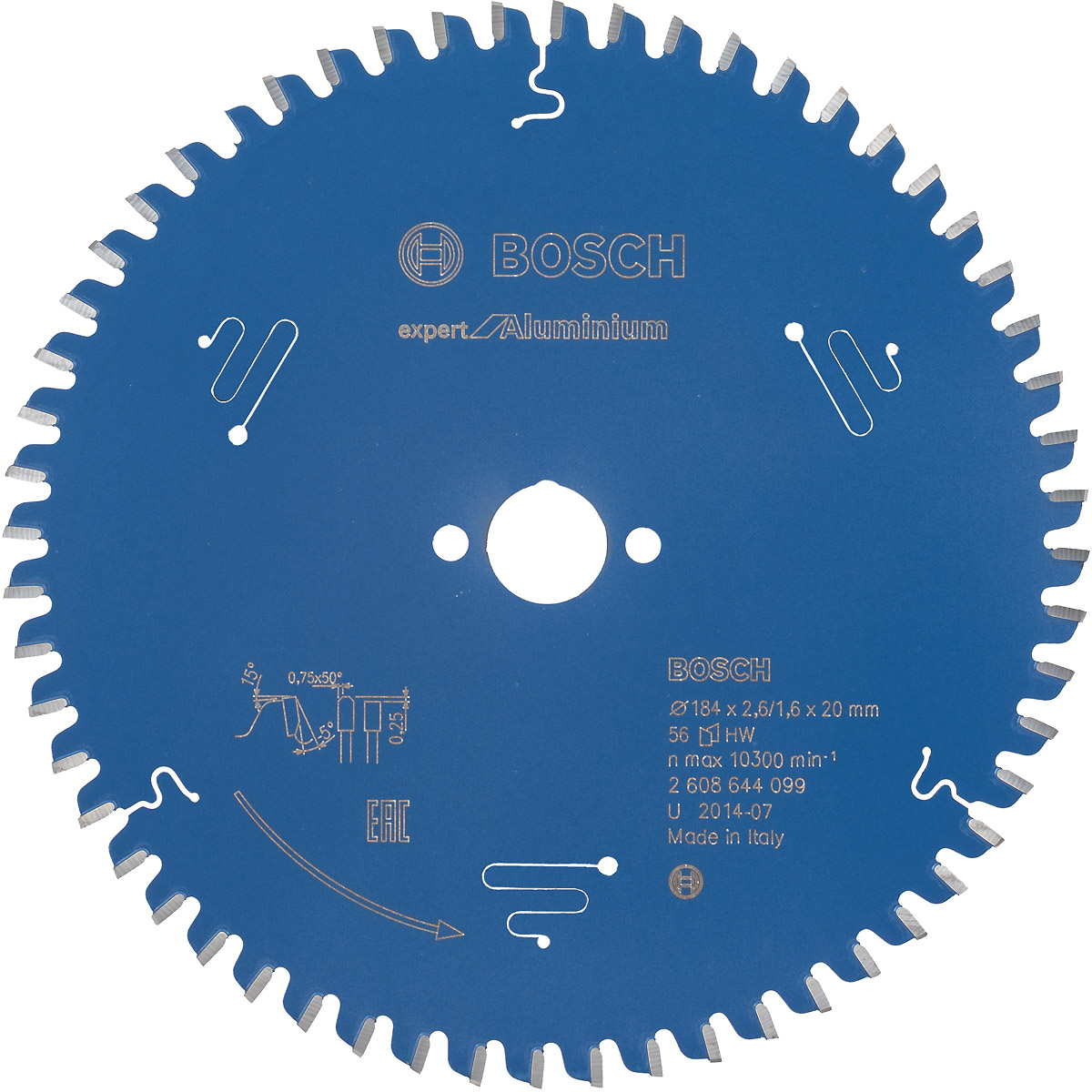 Bosch Kreissägeblatt Expert for Aluminium ø 184 mm