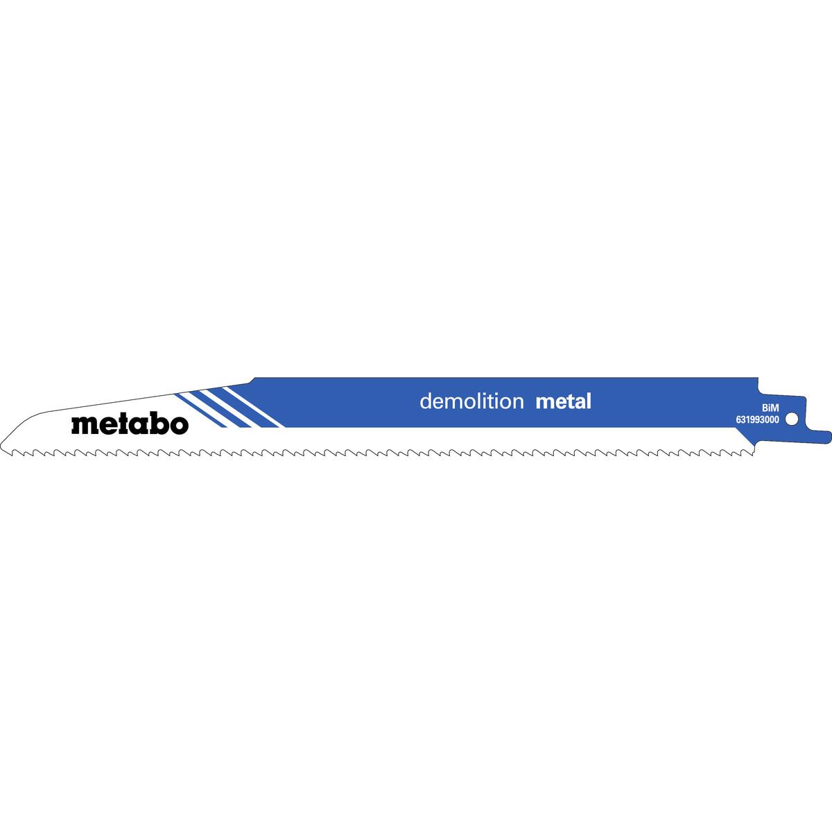 Metabo Säbelsägeblätter demolition metal - 5 Stück