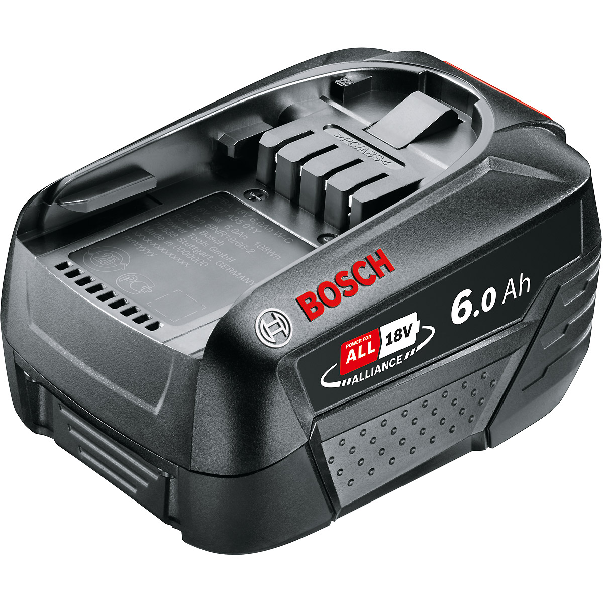 Bosch Akkupack 18 Volt Lithium-Ionen PBA 18 Volt, 6.0 Ah W-C, Systemzubehör