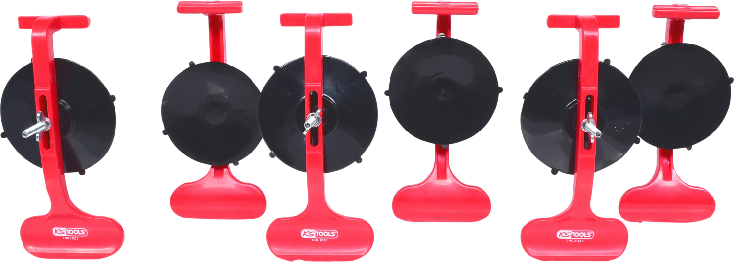 KS Tools Zierleisten-Montagesauger-Satz, 6-tlg, Ø 85mm