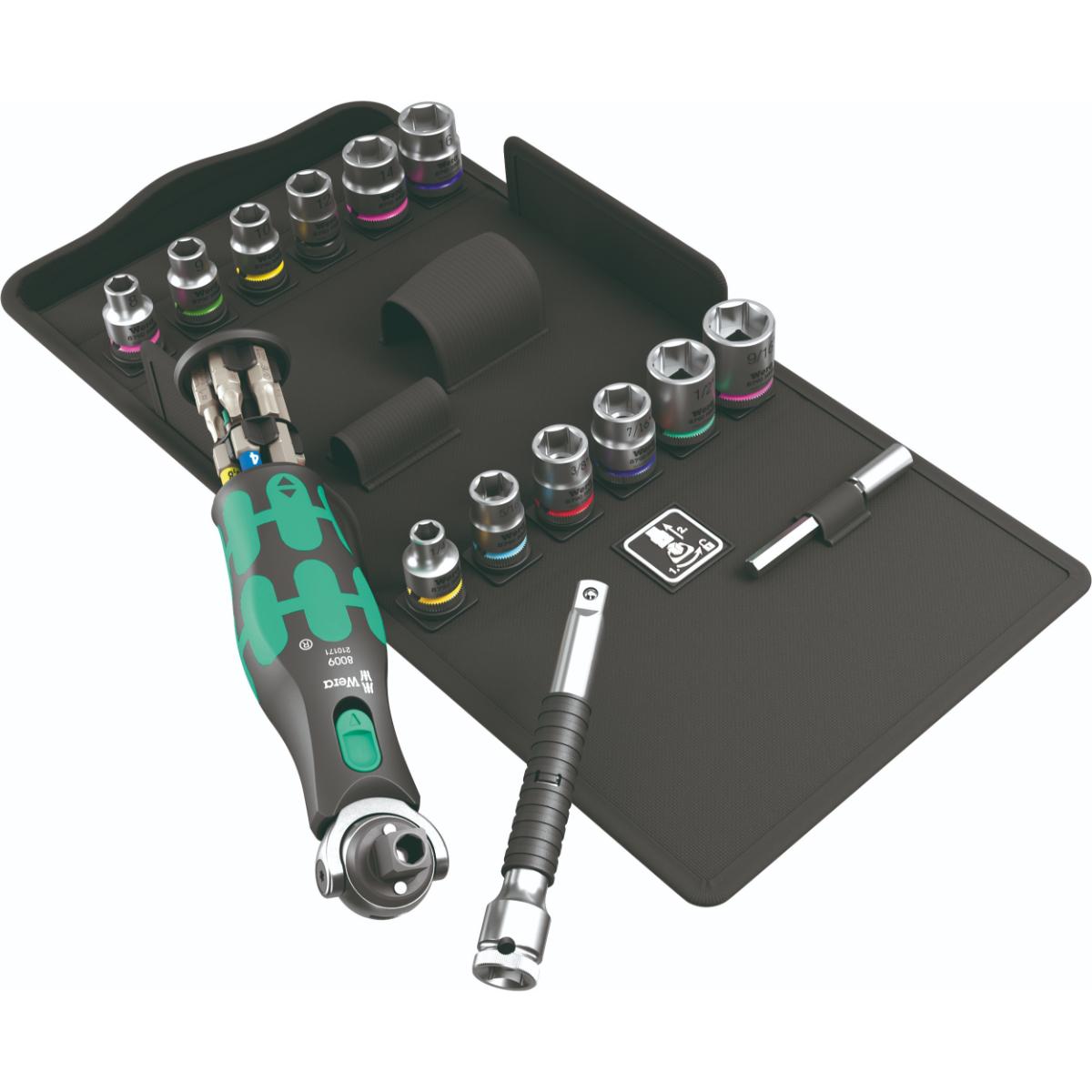 Wera 8009 Zyklop Pocket Set 4, 27-teilig