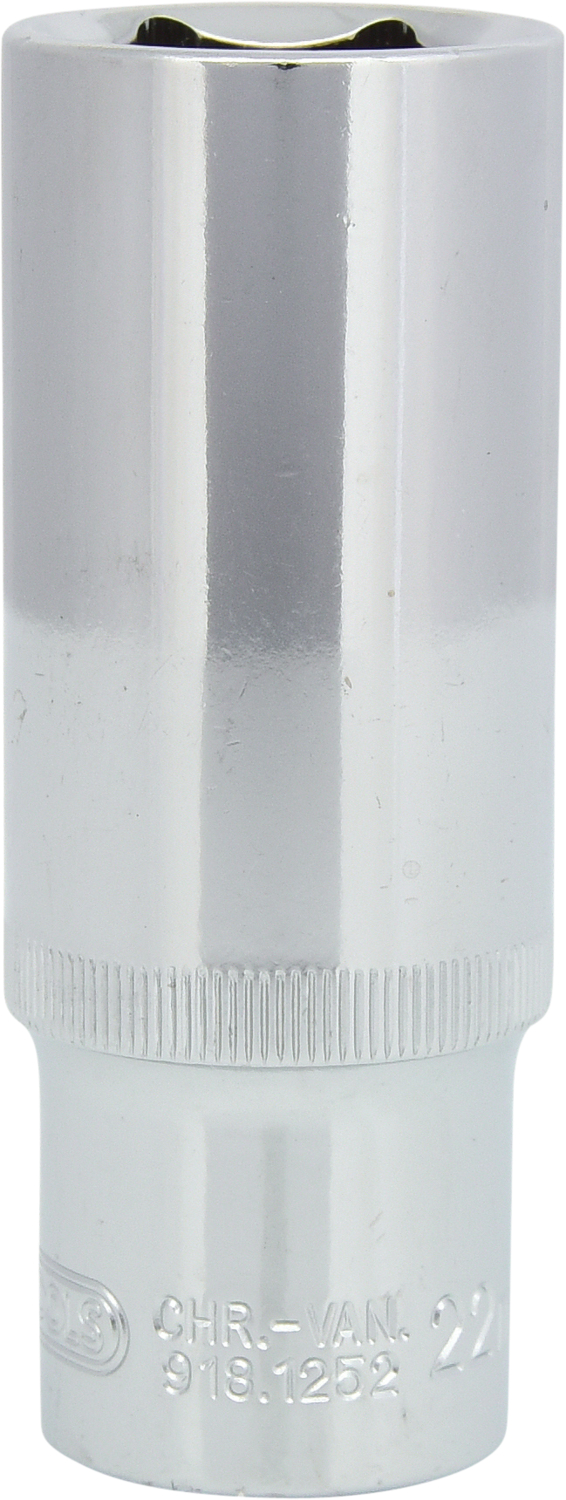 KS Tools 1/2" CHROMEplus Sechskant-Stecknuss, lang