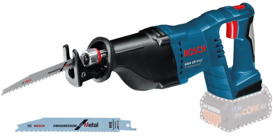 Bosch Akku-Säbelsäge GSA 18 V-LI, Solo Version