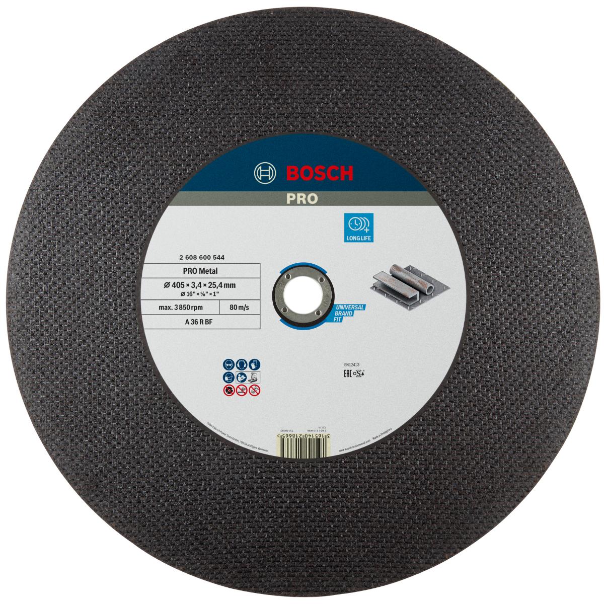 Bosch PRO Trennscheibe gerade Expert for Metal A 36 R BF