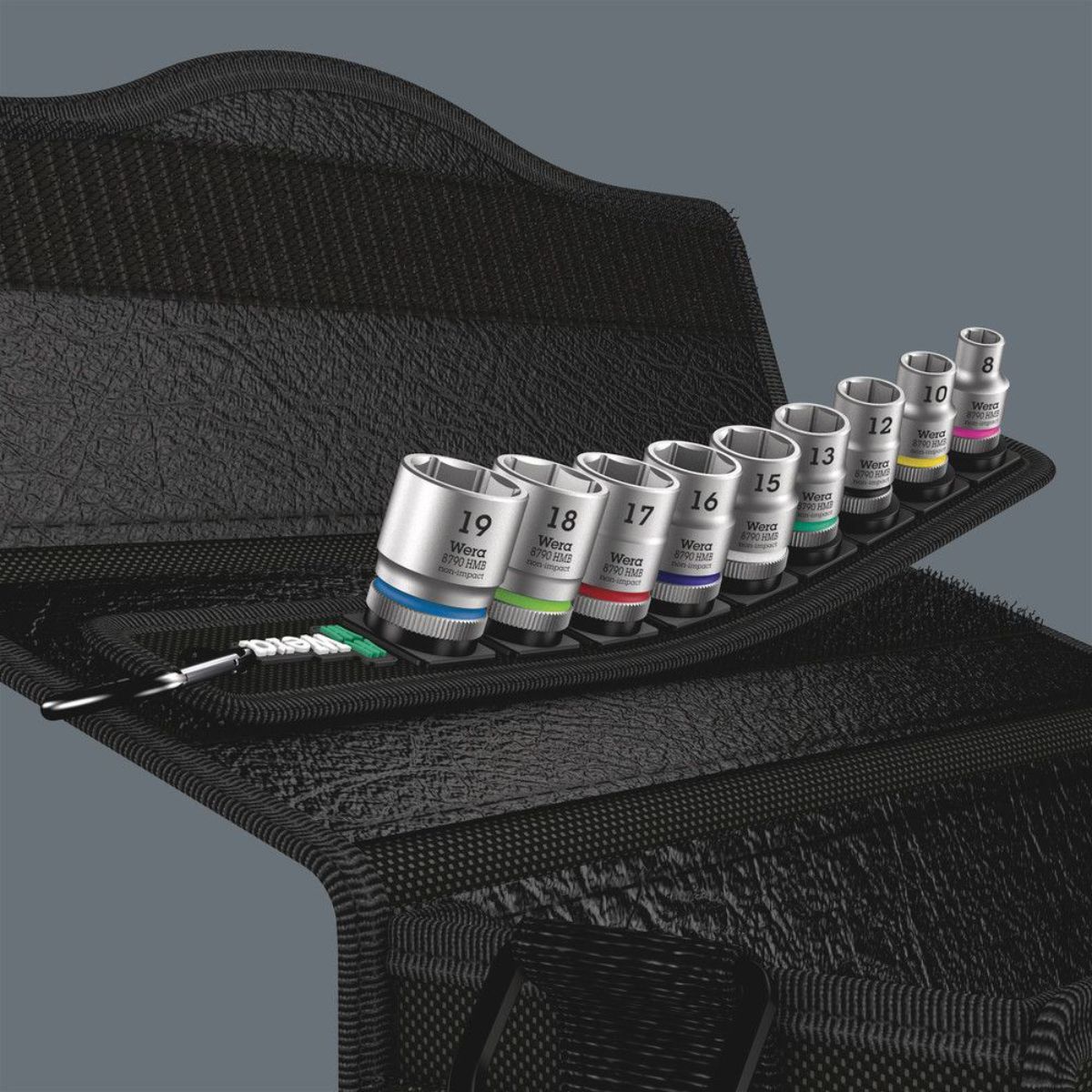 Wera Belt B 4 Zyklop Steckschlüsseleinsatz-Satz, 3/8"-Antrieb, 9-teilig