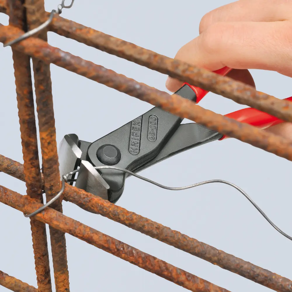 KNIPEX Vornschneider mit Kunststoff überzogen schwarz atramentiert 200 mm