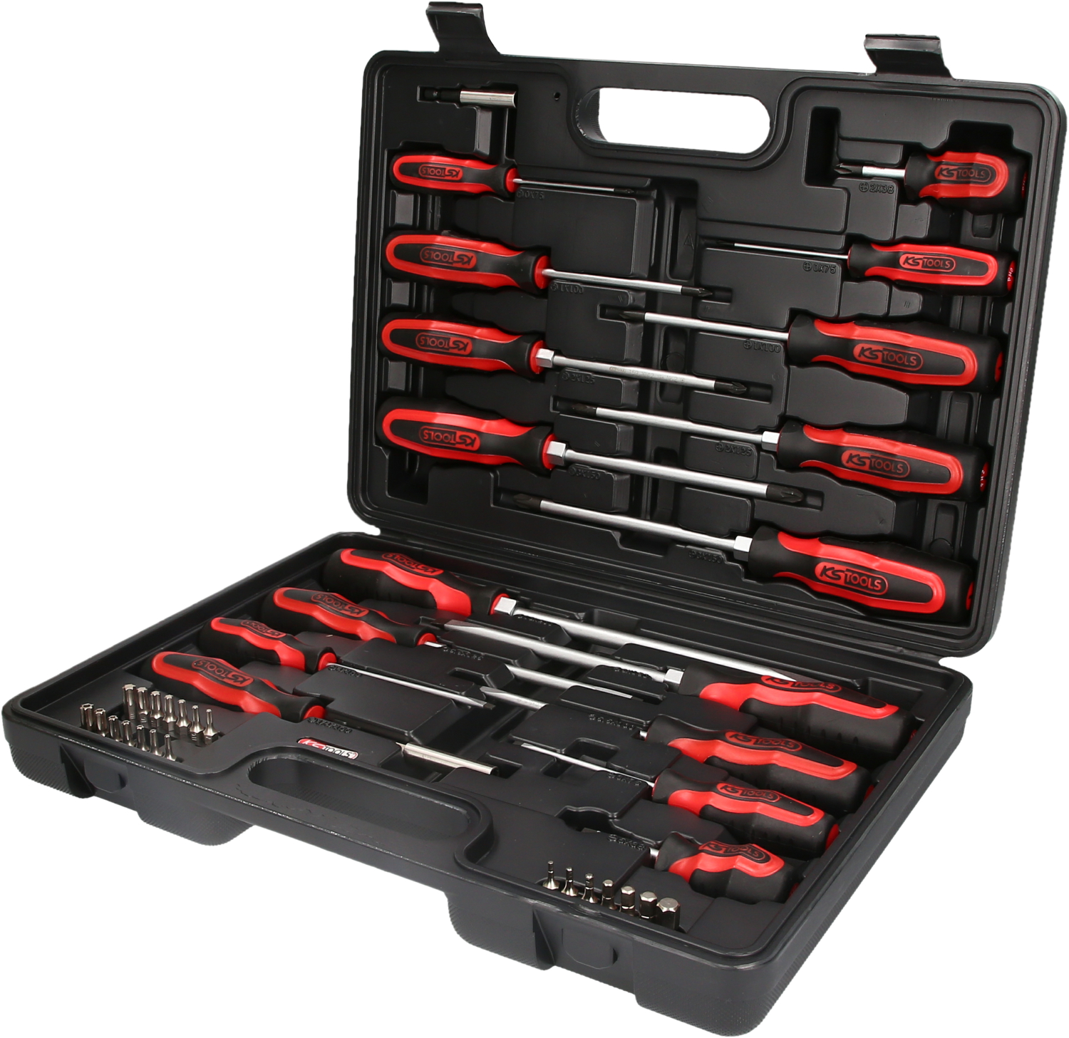 KS Tools ERGOTORQUEplus Schraubendreher- und Bit-Satz, 39-tlg