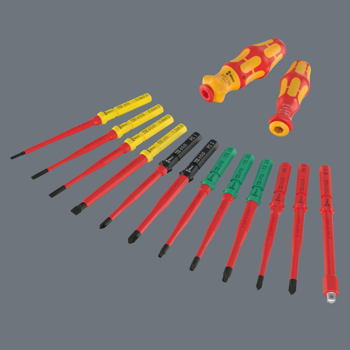 Wera Kraftform Kompakt VDE 24 Allrounder Set 1, 25-teiliges Set