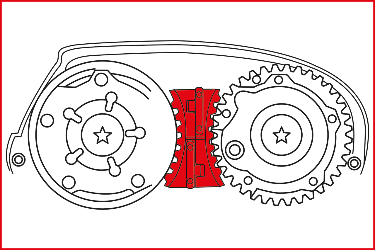 KS Tools Motoreinstell-Werkzeug-Satz für Alfa Romeo - Fiat - GM - Opel, 7-tlg