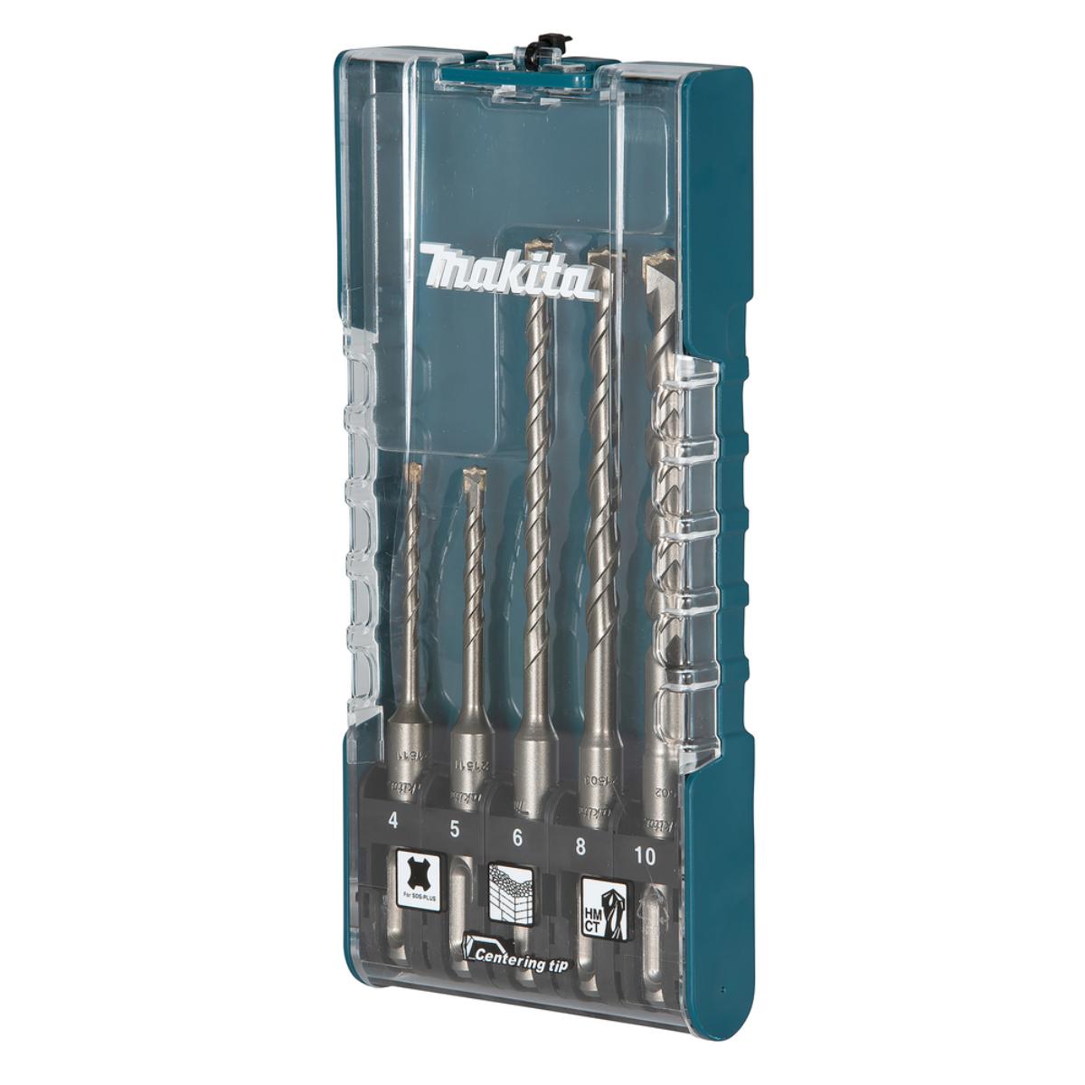 Makita Betonbohrer-Set SDS-PLUS Centering tip 5-teilig - SDS-PLUS - Zweischneider - Zentrierspitze