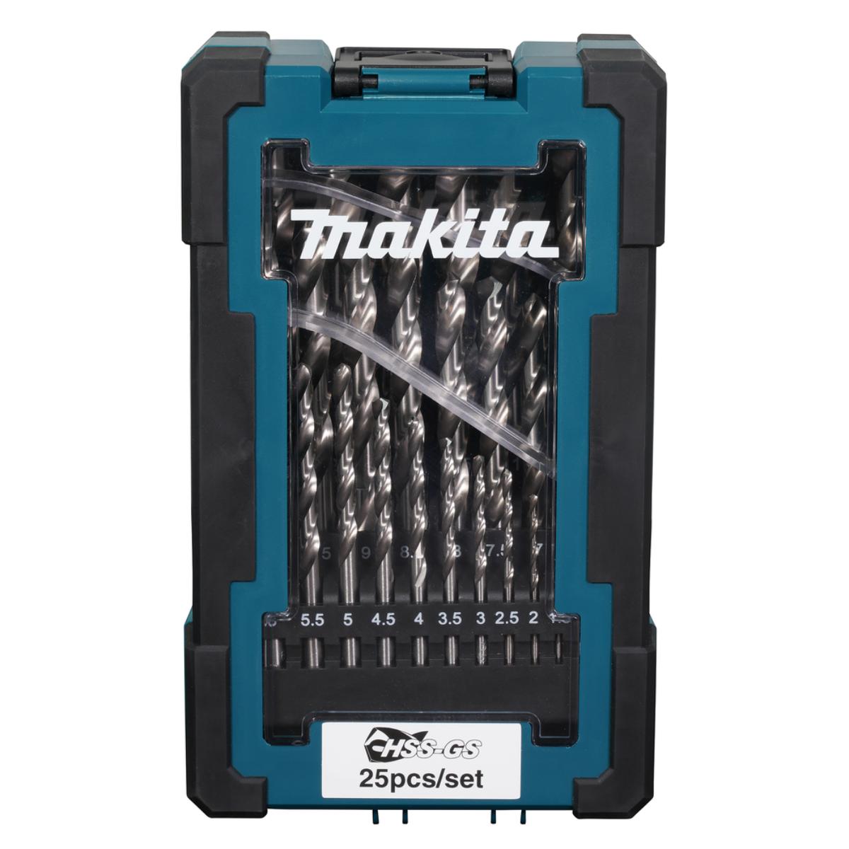 Makita HSS-GS Metallbohrer-Set 25-tlg. Ø 1-13 mm - D-78368