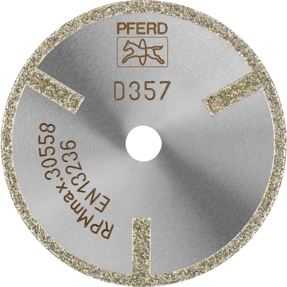 PFERD TOOLS Diamant-Trennscheibe D1A1R mit Schutzsegment für GFK/CFK